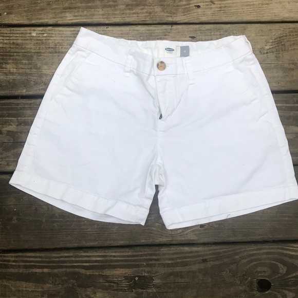 Old Navy White Pocket Shorts Size 0 - Picture 1 of 7